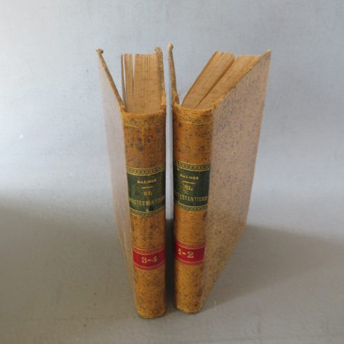 EL PROTESTANTISMO COMPARADO CON EL CATOLICISMO. II VOL. JAIME BALMES. 1857. BARCELONA