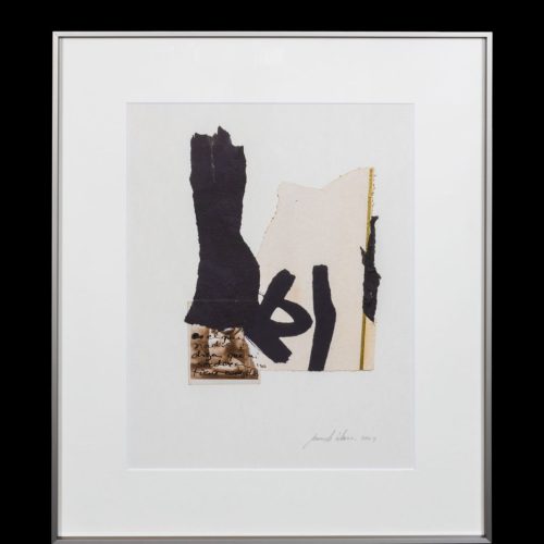 COLLAGE ORIGINAL DE FERNANDO ÁLAMO FIRMADO Y ENMARCADO. 2005. CARPETA PAISAJE