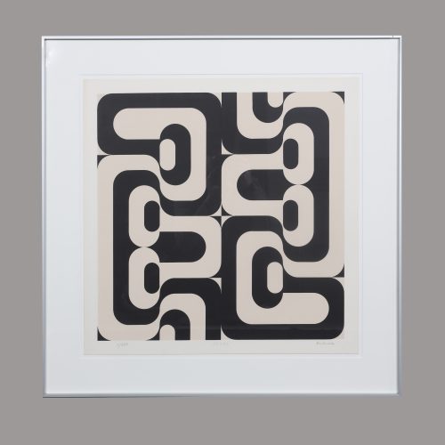 OBRA GRÁFICA DE MANUEL BARBADILLO FIRMADA. CERINIA. NUMERADA 1/100. CON MARCO