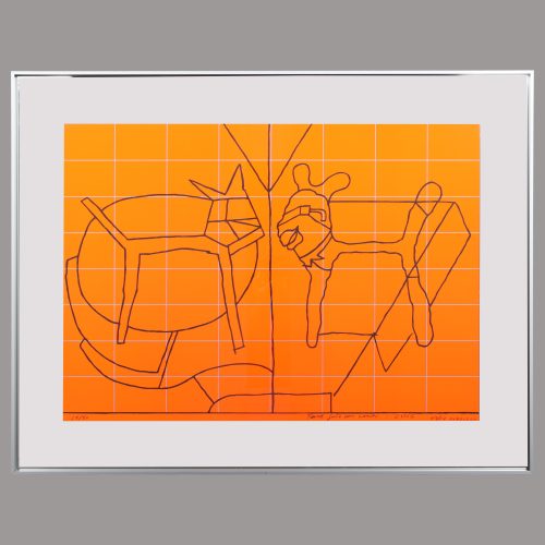 OBRA GRÁFICA DE LUIS GORDILLO FIRMADA. 1973. NUMERADA 17/50. CON MARCO