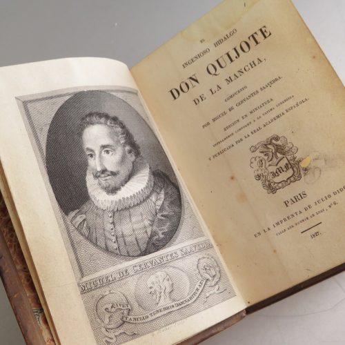 DON QUIJOTE DE LA MANCHA. EDICIÓN EN MINIATURA. 1827. PARÍS. JULIO DIDOT
